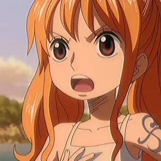 🍊 Nami One Piece Anime, Dibujos animados, Nami, One Piece, Pirata telegram sticker