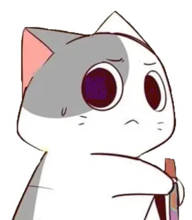 🐈 猫, 贴纸, 可爱, 卡通, 动漫 whatsapp sticker