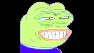 😂 Pepe the Frog pepe, rana, meme, meme di internet, cartone animato whatsapp sticker