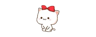 🙂 แมว, การ์ตูน, น่ารัก, สัตว์, คาวาอิ, สติกเกอร์ telegram sticker