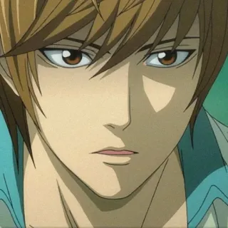 😈 Light Yagami Death Note Anime, Death Note, Light Yagami, Manga, Animazione telegram sticker