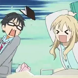 🤍 anime, surprised, cartoon, comedy, emotion telegram sticker