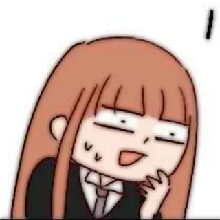 🩸 อนิเมะ, มังงะ, สีหน้า, ตลก, น่ารัก, คาวาอิ telegram sticker