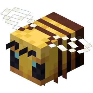 🐝 Minecraft Minecraft, Abeille, Jeu, Animal, Bloc whatsapp sticker