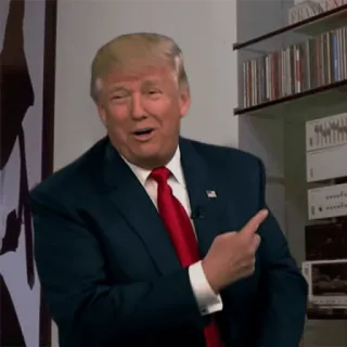 👉 Donald Trump Politiker, Präsident, USA, Politik, Republikaner whatsapp sticker