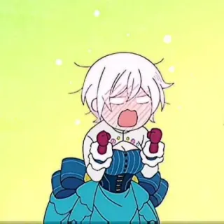 🌸 动漫, 漫画, 震惊, 沮丧, 反应, 卡通, 女孩, 受挫 telegram sticker