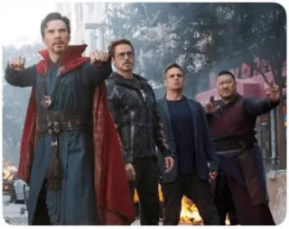👨‍👨‍👦‍👦 Doctor Strange Avengers マーベル, アベンジャーズ, ドクター・ストレンジ, アイアンマン, ハルク, ウォン, スーパーヒーロー, 映画 telegram sticker