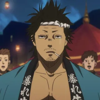 ☘️ Yami Sukehiro Black Clover Anime, Yami, Black Clover, Personnage, Manga telegram sticker