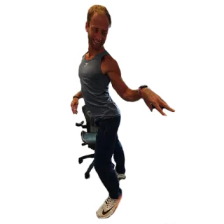 👌 homme, fitness, athlète, exercice, gym, sport telegram sticker