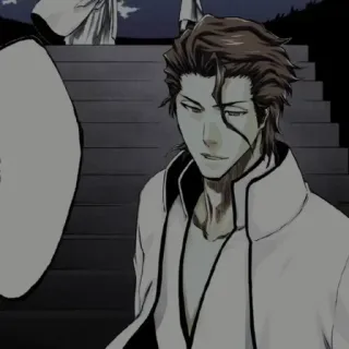 🧬 Sosuke Aizen Bleach Anime, Manga, Penjahat, Karakter, Aizen, Bleach telegram sticker