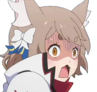 😱 Felix Argyle Re:Zero アニメ, 漫画, 猫, かわいい, 可愛い, 衝撃, びっくり telegram sticker