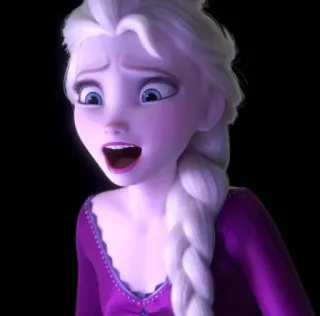 🧏‍♀ Elsa Frozen Elsa, Frozen, Disney, Princesa, Desenho animado, Animação telegram sticker