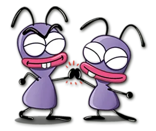 👬 dibujos animados, antagonista, personaje, gracioso telegram sticker
