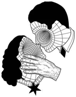 🤔 kiss, love, geometry, abstract, illustration telegram sticker