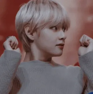 🗝 V kpop, v, bts, idol, cantante, fan telegram sticker