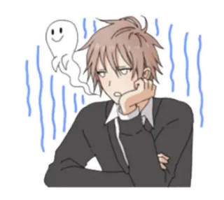 😨 Makoto Naegi Danganronpa Anime, Manga, Niedlich, Cartoon, Danganronpa, Makoto Naegi whatsapp sticker