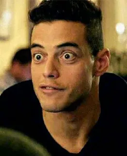 😳 meme, funny, expression, man, face, crazy eyes telegram sticker