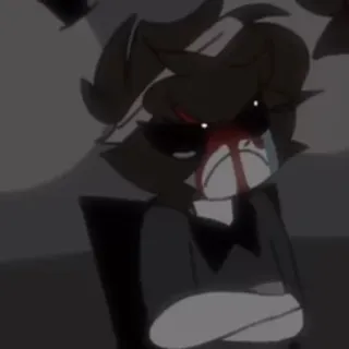 😢 sad, crying, animated, digital art telegram sticker