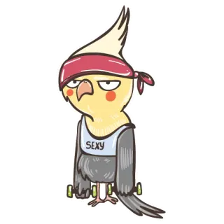 @zeligen7 chii parrot telegram stickers