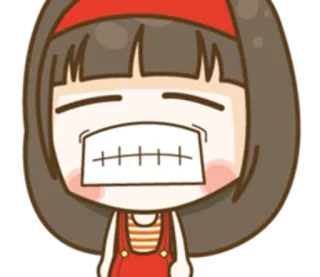 😁 Dessin animé, Fille, Mignon, Joyeux, Drôle telegram sticker