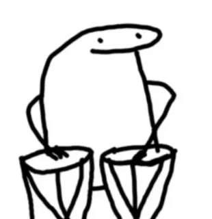 🙂 florkofcows, bateria, música, adesivo, engraçado, desenho animado, meme whatsapp sticker
