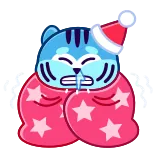 New Year Tiger telegram stickers