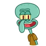 😍 Squidward Spongebob Squarepants Dessin animé, Carlo Tentacule, Bob l'éponge, Nickelodeon whatsapp sticker