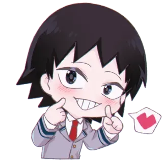 ❤️ Kyoka Jiro My Hero Academia Anime, Manga, Niedlich, Charakter, Fanart, My Hero Academia telegram sticker