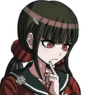 🤔 Maki Harukawa Danganronpa Anime, Nhân vật, Manga, Danganronpa, Cô gái, Sát thủ telegram sticker