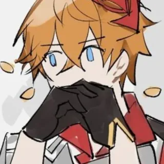 🤔 Tartaglia Genshin Impact tartaglia, genshin impact, anime, juego, personaje whatsapp sticker