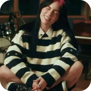 😁 Billie Eilish telegram sticker