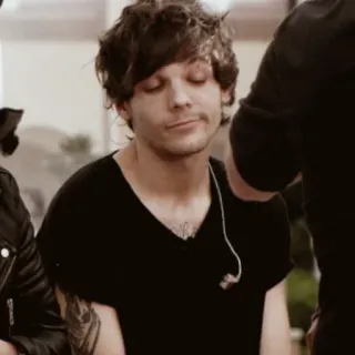 😒 Louis Tomlinson chanteur, musique, célébrité, portrait, homme, décontracté telegram sticker