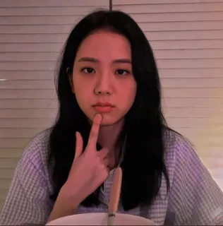 😋 Jisoo Jisoo, Blackpink, K-pop, Korea, Penyanyi, Wanita, Selebriti, Selfie whatsapp sticker