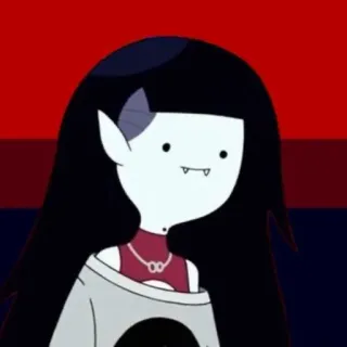 🖤 Marceline Adventure Time cartoon, vampire, marceline, adventure time, animated whatsapp sticker