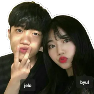 ❤ jelo
byul Paar, Liebe, Porträt, Leute, Koreanisch telegram sticker