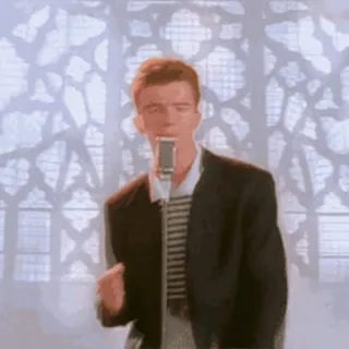 🕺 Rick Astley Rick Astley, Sänger, Pop, Musik, 80er, Never Gonna Give You Up telegram sticker