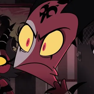 😑 Blitzo Helluva Boss Helluva Boss, Blitzo, Cartoon, Dämon, Imp, Wütend telegram sticker