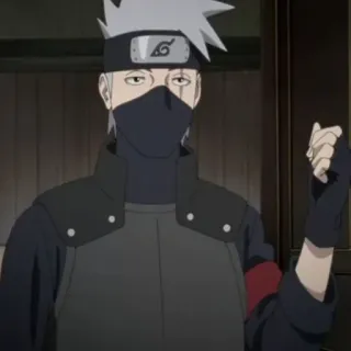 🥷 Kakashi Hatake Naruto anime, ninja, kakashi, hatake, naruto telegram sticker