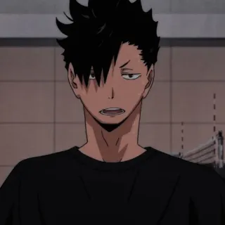 🥇 Kuroo Tetsurou Haikyuu!! Kuroo, Haikyuu, Anime, Manga, Volleyball, Personnage whatsapp sticker