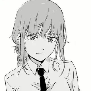 ✨ Makima Chainsaw Man มากิมะ, เชนซอว์แมน, อนิเมะ, มังงะ telegram sticker