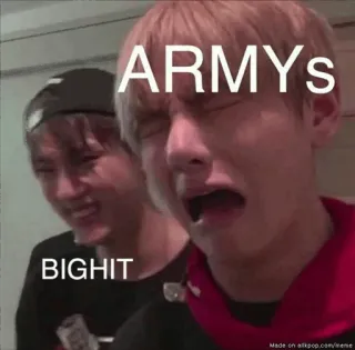 🙂 ARMYs BIGHIT BTS, K-pop, Fan, Muziek, Groep telegram sticker