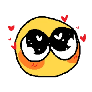 🥰 Emoji, fofo, amor, rosto telegram sticker