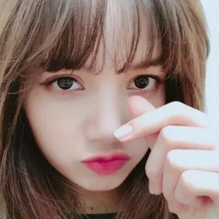 🥀 mulher, menina, asiática, K-pop, cantora, beleza, retrato, fofa telegram sticker