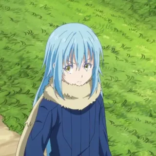 🦕 Rimuru Tempest That Time I Got Reincarnated as a Slime Anime, Manga, Rimuru, Tempest, Schleim, Isekai whatsapp sticker