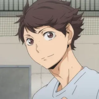 💗 Oikawa Tooru Haikyuu!! Anime, Manga, Haikyuu, Oikawa, Tooru, Alzatore, Pallavolo telegram sticker