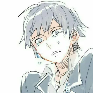 ⛓ Anime, weinend, traurig, Manga, Zeichnung, Skizze whatsapp sticker