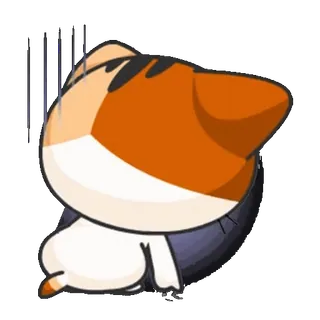 😔 แมว, น่ารัก, สัตว์, สติกเกอร์ telegram sticker