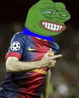 😂 Pepe the Frog Лягушонок Пепе, Мем, Оскорбительный, Интернет-культура telegram sticker
