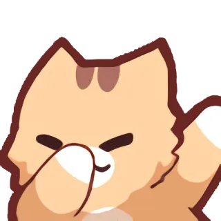 💃 แมว, แด็บ, สัตว์, น่ารัก, คาวาอิ telegram sticker