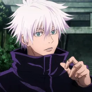 🕸 Satoru Gojo Jujutsu Kaisen Anime, Gojo, Satoru Gojo, Jujutsu Kaisen, Karakter telegram sticker